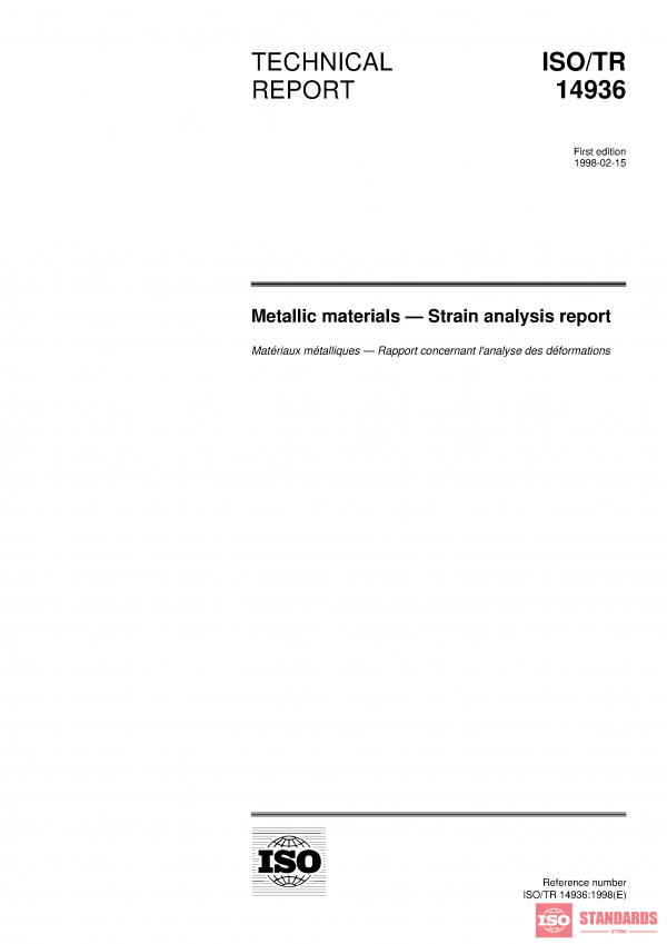 ISO/TR 14936:1998 PDF
