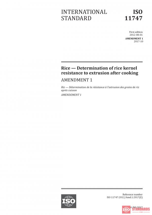 ISO 11747:2012/Amd 1:2017 PDF