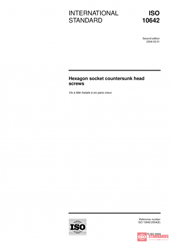 ISO 10642:2004 PDF