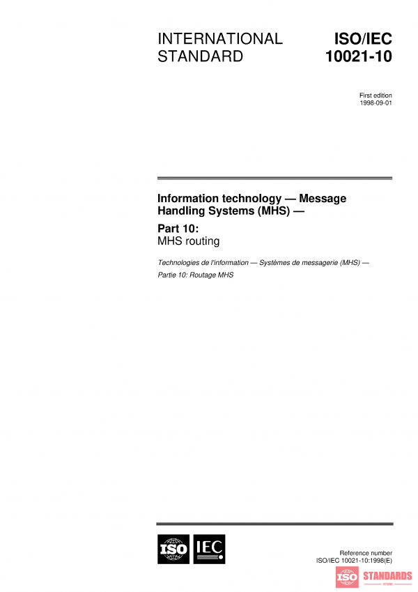 ISO/IEC 10021-10:1998 PDF