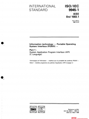 ISO/IEC 9945-1:1990 PDF