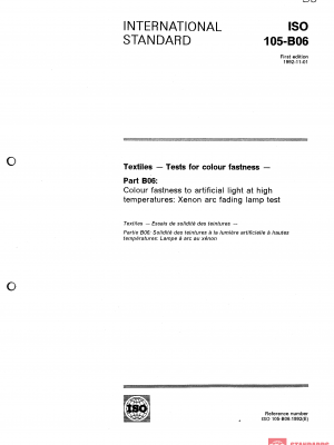 ISO 105-B06:1992 PDF