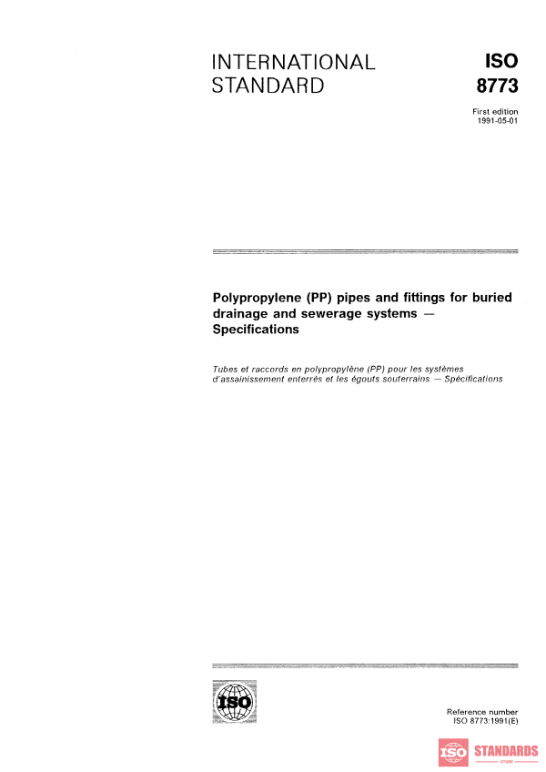 ISO 8773:1991 PDF