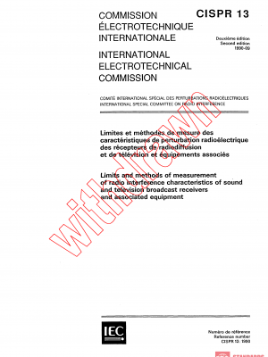 CISPR 13:1990 PDF