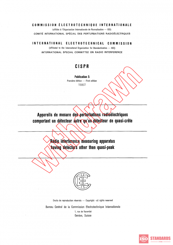 CISPR 5:1967 PDF