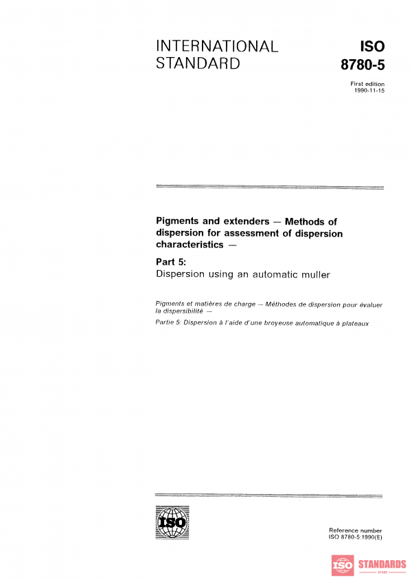 ISO 8780-5:1990 PDF