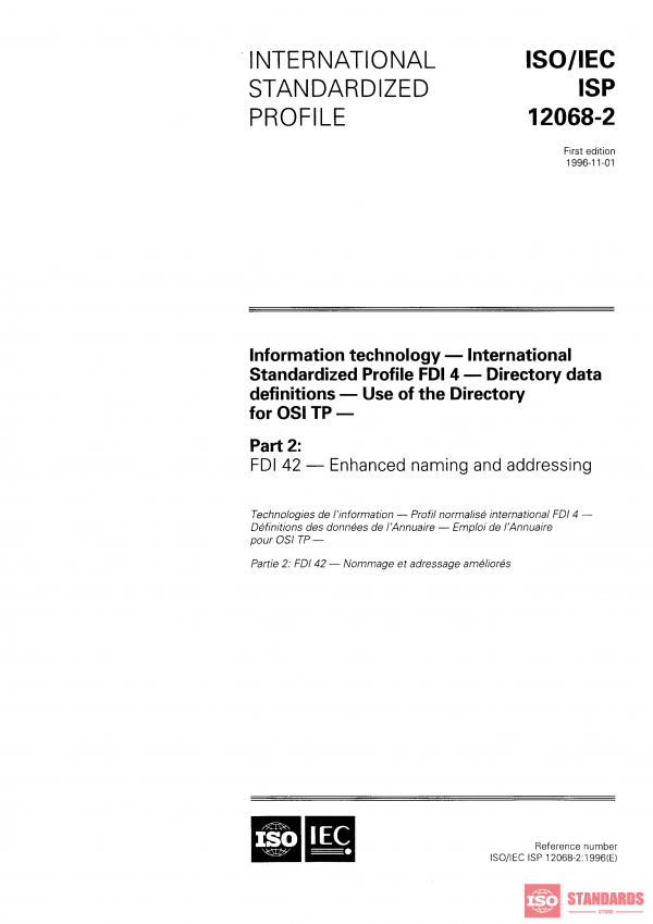ISO/IEC ISP 12068-2:1996 PDF