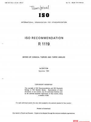 ISO/R 1119:1969 PDF