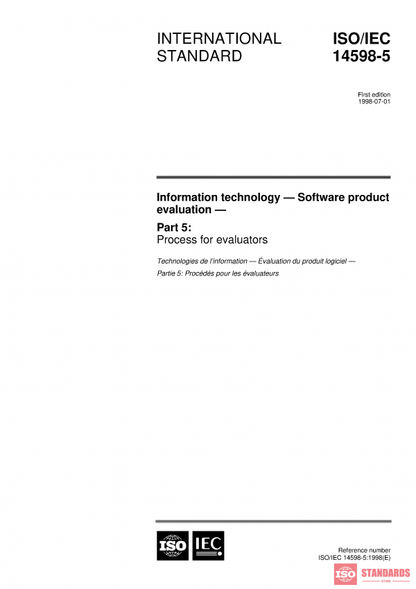 ISO/IEC 14598-5:1998 PDF