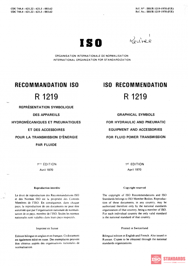ISO/R 1219:1970 PDF