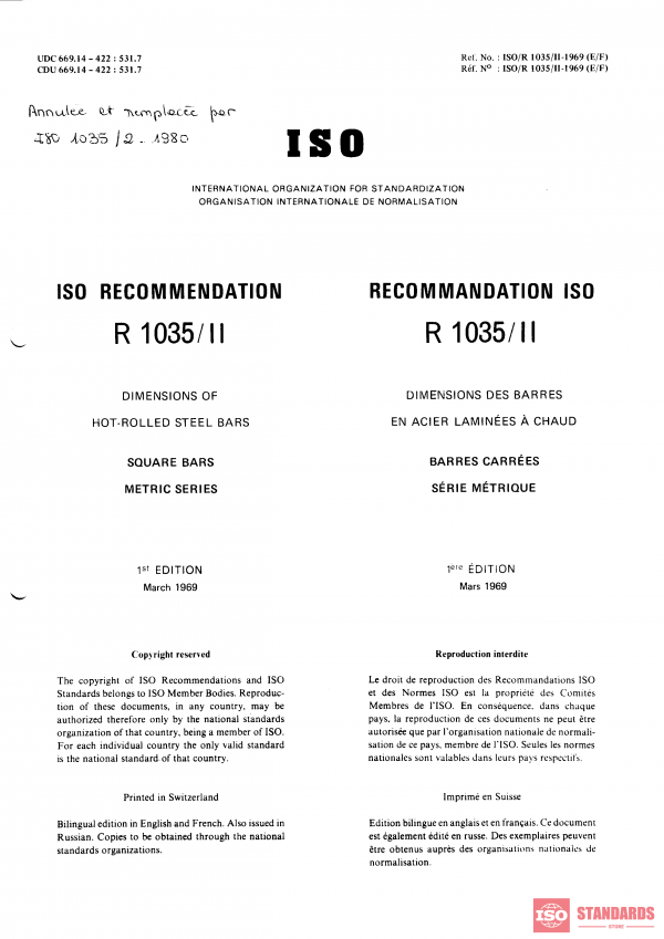 ISO/R 1035-2:1969 PDF