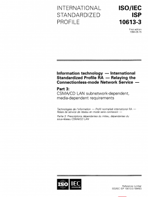 ISO/IEC ISP 10613-3:1994 PDF