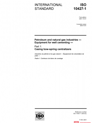 ISO 10427-1:2001 PDF