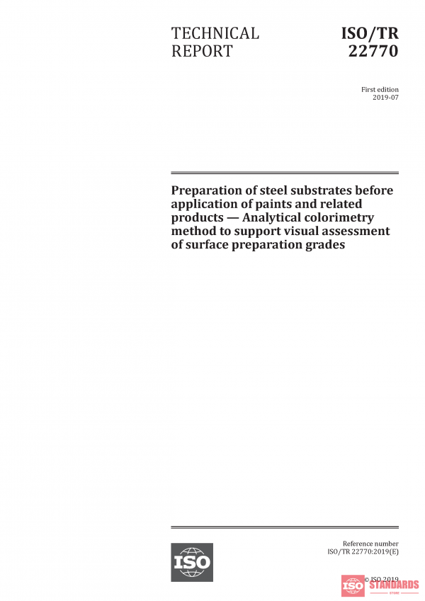 ISO/TR 22770:2019 PDF
