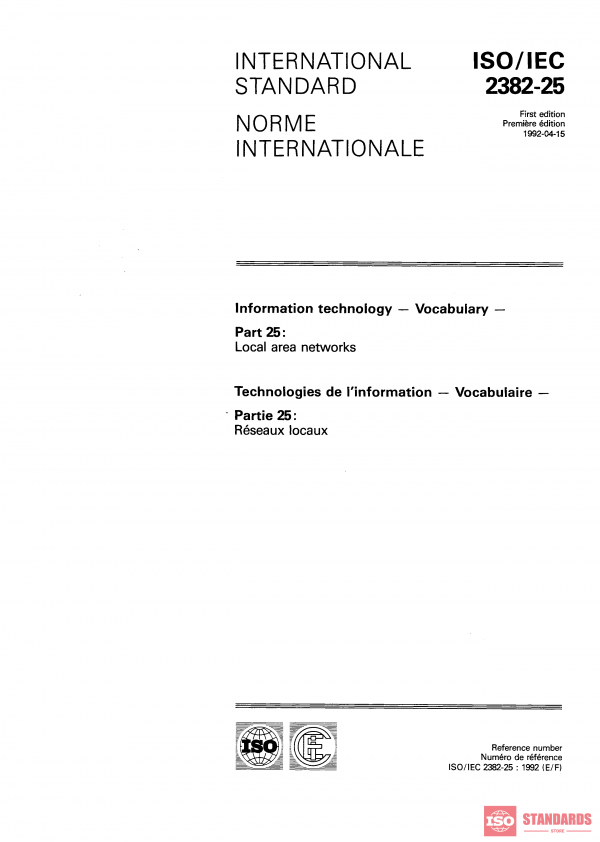 ISO/IEC 2382-25:1992 PDF