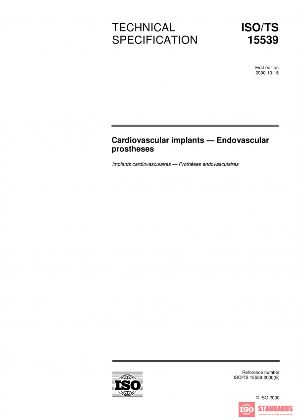 ISO/TS 15539:2000 PDF