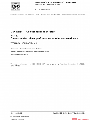 ISO 10599-2:1997/Cor 1:2005 PDF
