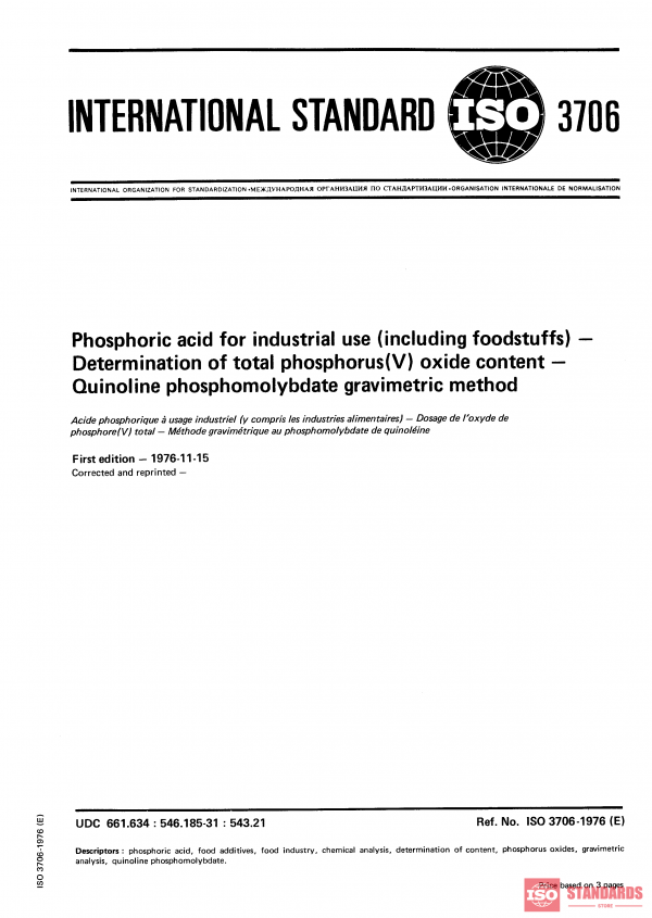 ISO 3706:1976 PDF