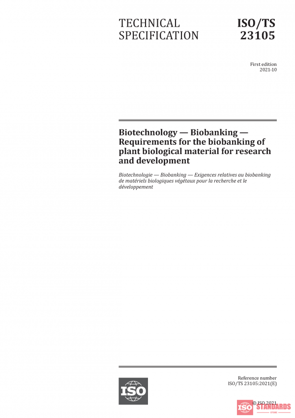 ISO/TS 23105:2021 PDF