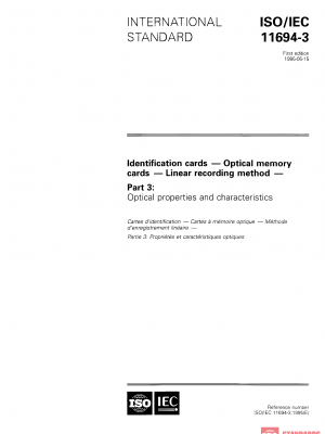 ISO/IEC 11694-3:1995 PDF