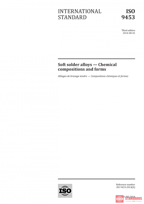 ISO 9453:2014 PDF