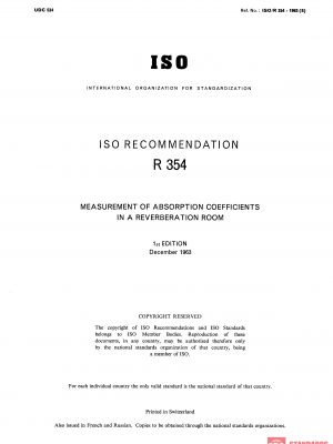 ISO/R 354:1963 PDF
