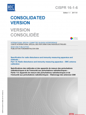CISPR 16-1-6:2014+AMD1:2017 CSV PDF