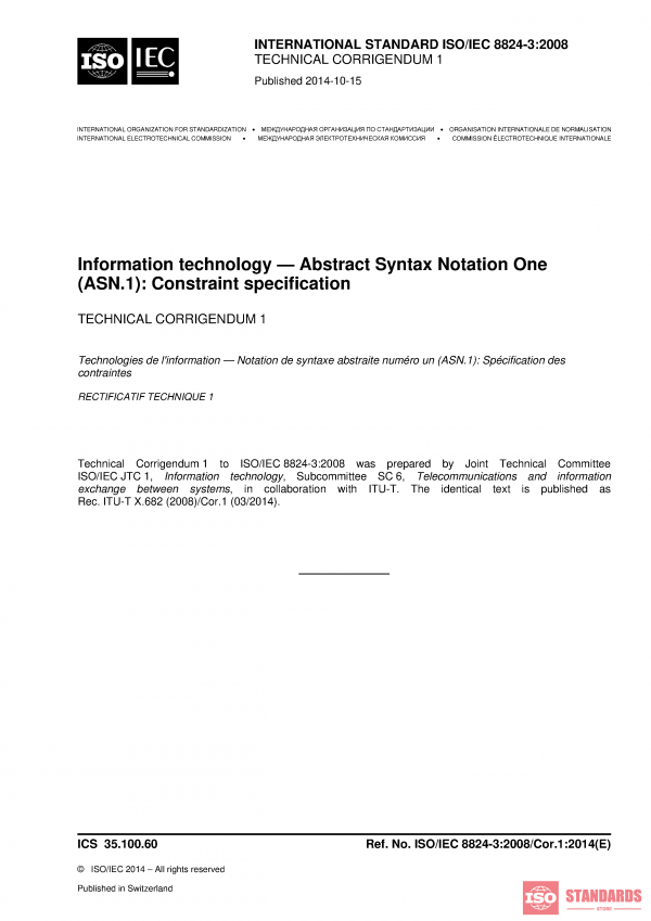 ISO/IEC 8824-3:2008/COR1:2014 PDF