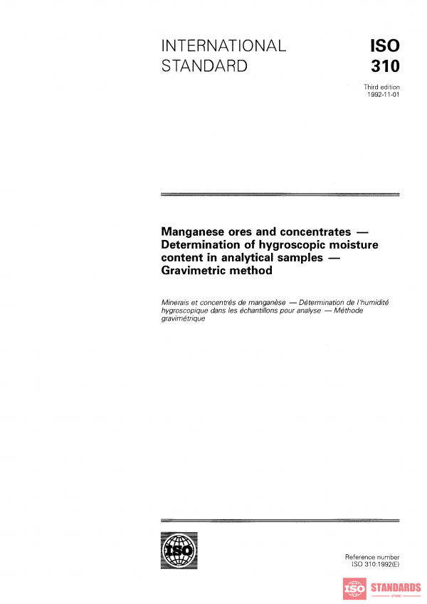 ISO 310:1992 PDF