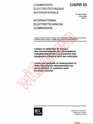 CISPR 25:1995 PDF