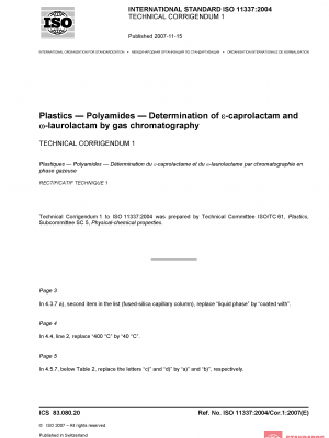 ISO 11337:2004/Cor 1:2007 PDF