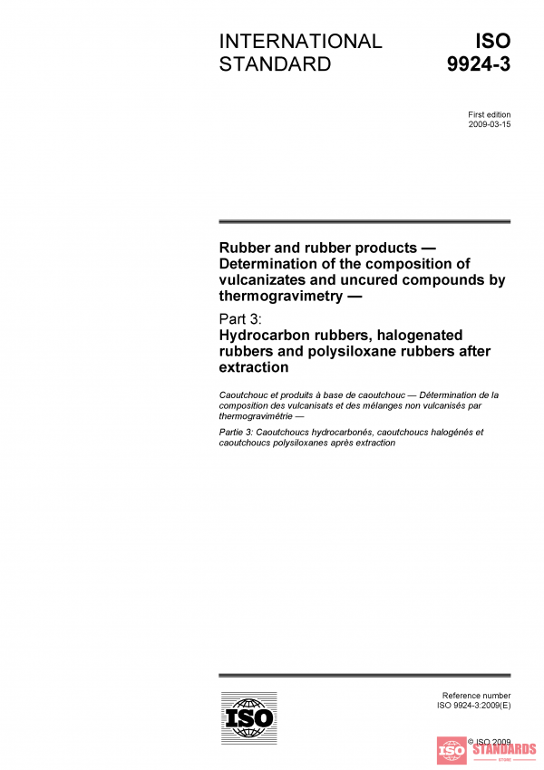 ISO 9924-3:2009 PDF