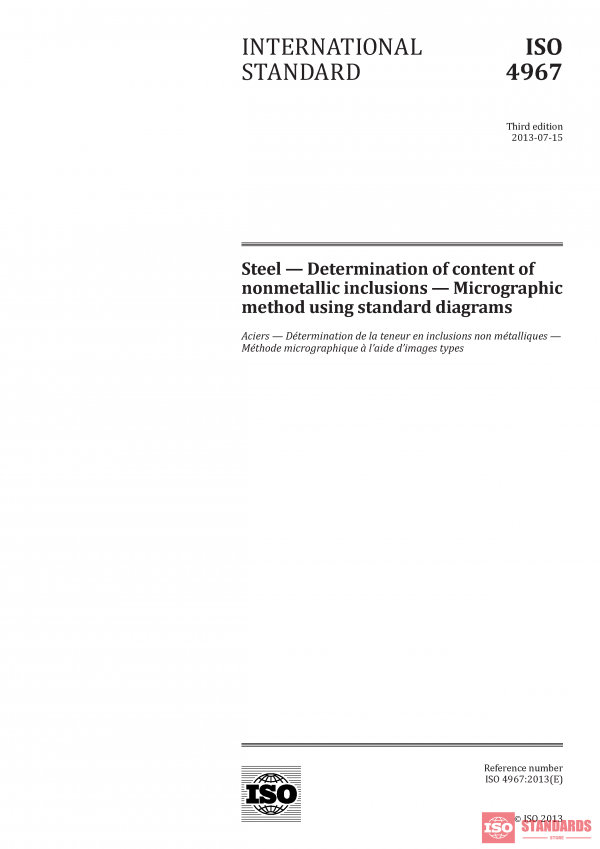 ISO 4967:2013 PDF