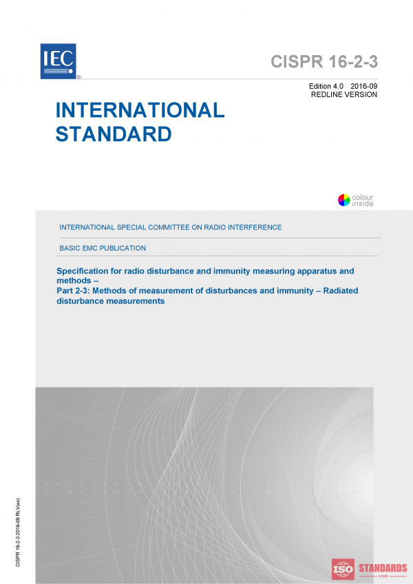 CISPR 16-2-3:2016 RLV PDF