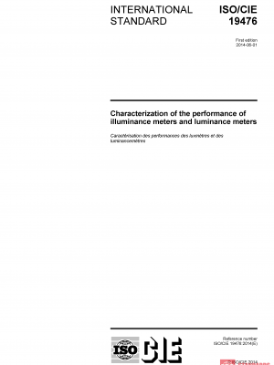 ISO/CIE 19476:2014 PDF