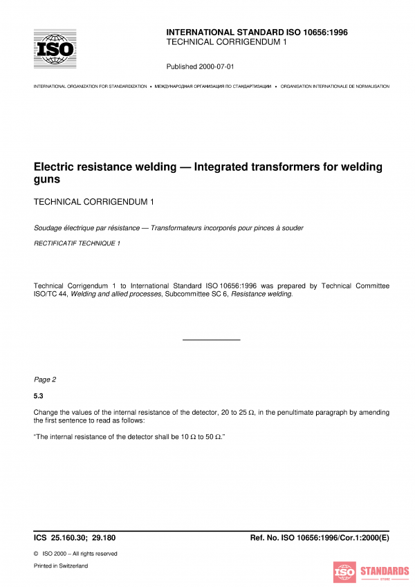 ISO 10656:1996/Cor 1:2000 PDF