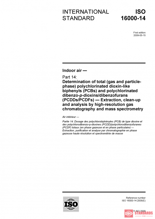 ISO 16000-14:2009 PDF