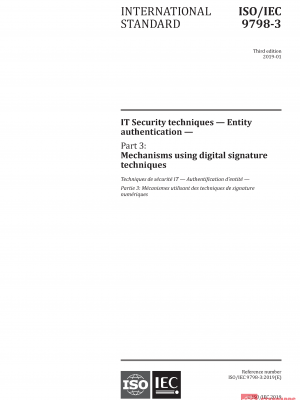 ISO/IEC 9798-3:2019 PDF