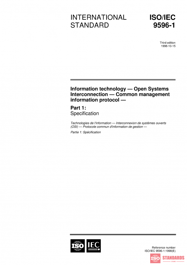 ISO/IEC 9596-1:1998 PDF