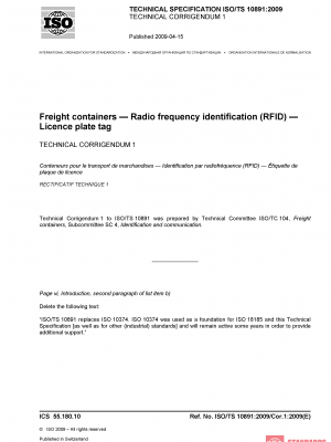 ISO/TS 10891:2009/Cor 1:2009 PDF