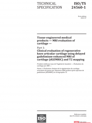 ISO/TS 24560-1:2022 PDF