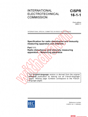 CISPR 16-1-1:2003 PDF