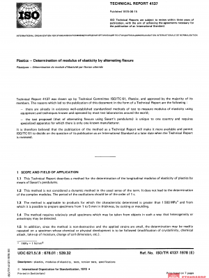 ISO/TR 4137:1978 PDF
