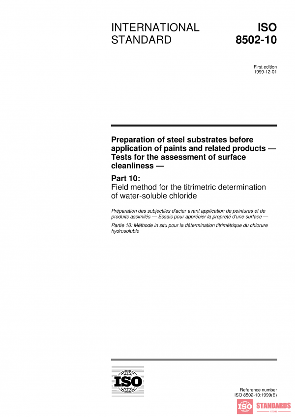 ISO 8502-10:1999 PDF