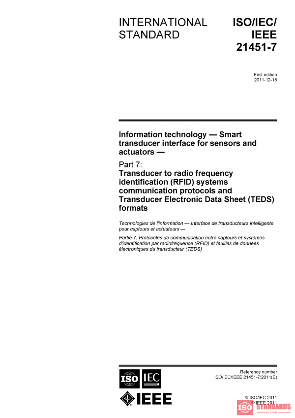 ISO/IEC/IEEE 21451-7:2011 PDF