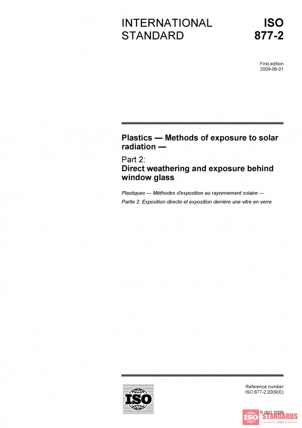 ISO 877-2:2009 PDF
