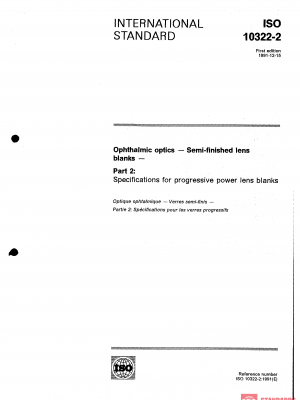 ISO 10322-1:1991 PDF