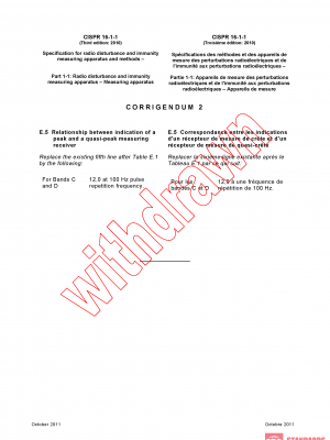 CISPR 16-1-1:2010/COR2:2011 PDF