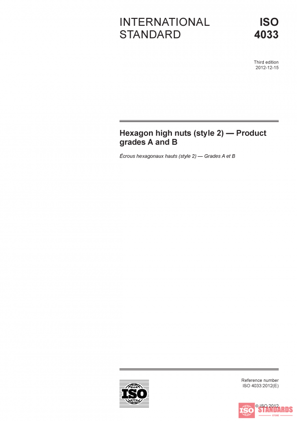 ISO 4033:2012 PDF
