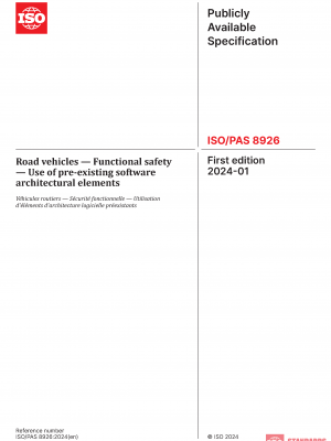 ISO/PAS 8926:2024 PDF